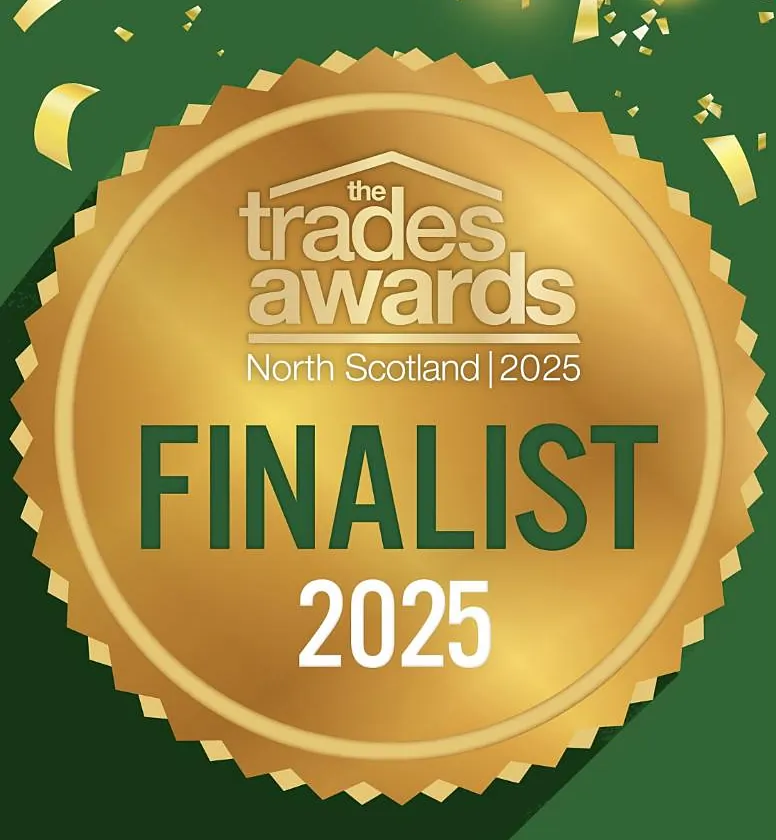 The Trades Awards North Scotland 2025 finalist badge